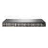 Switch cu 48 porturi Aruba JL256A, 176 Gbps, 112 Mpps, 4 porturi SFP+, 1U, PoE+, cu management