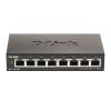 Switch cu 8 porturi D-Link DGS-1100-08V2, 16 Gbps, 11.9 Mpps, 4.000 MAC, cu management