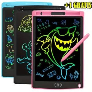 Tableta grafica desen pentru copii, NYTRO Pad Color, Rescriptibila, Creion Stylus, Rainbow + 1 GRATIS