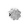 Talisman din argint S925 Four Leaf Hearts DRGT0042