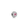 Talisman din argint S925 Pinky Heart DRGT0045
