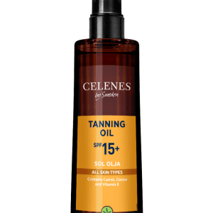 Ulei pentru bronzare cu protectie solara Herbal SPF15, 200ml, Celenes