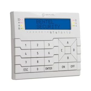 Tastatura LCD Bentel Premium Line BKP-LCD, cititor de proximitate,18 taste, 3 terminale I/O