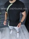 Tricou barbati negru PREMIUM slim fit ZR B1135 P8-5.1 E