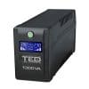 UPS cu 4 prize TED 001580, 1300 VA, 750 W, LCD
