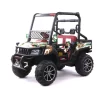 UTV electric 4×4, pentru 2 copii, Kinderauto Super-Carrier 140W 12V Premium, culoare Verde Camuflaj