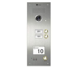 Videointerfon de exterior Genway 2313D-C, 2 familii, ingropat, vila