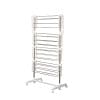 HomCom, uscator de rufe reglabil, (80-142)x55x172 cm, argintiu | Aosom Ro