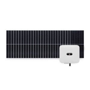 Sistem fotovoltaic 15 kW, invertor trifazat On Grid WiFi si 33 panouri Canadian Solar, 120 celule, 455 W