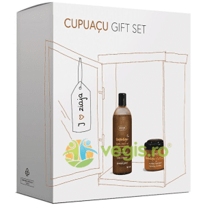 Set Cupuacu: Scrub Exfoliant de Corp cu Zahar Cristalin Cupuacu 200ml + Gel De Dus Cristalin Cupuacu 500ml