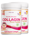 Pachet 2 x Colagen Hidrolizat Pulbere 10.000Mg Tip 1 si 3 Super Concentrat – 100% Natural, 300g| Swedish Nutra