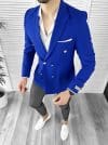 Sacou barbati slim fit albastru 041 31-1.1