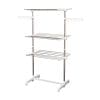 HomCom suport de uscat rufe reglabil, 80-142x55x152cm | Aosom Ro