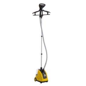 HomCom fier de calcat vertical cu vapor 1.4L 1800W, galben | Aosom Ro