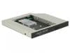 Installation frame (caddy) Slim SATA 5.25″ pentru 1 x mSATA, Delock 62717