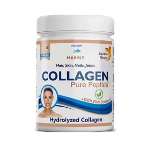 Fish Colagen Hidrolizat Pulbere Tip 1 și 3 cu 10.000mg, 300 g | Swedish Nutra