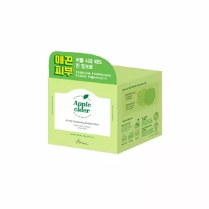 Dischete spumante de curățare a tenului, cu glicerină și oțet din cidru de mere, 150ml (60 buc.) | Ariul