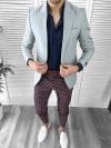 Tinuta barbati smart casual Pantaloni + Camasa + Sacou 10065