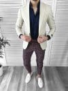 Tinuta barbati smart casual Pantaloni + Camasa + Sacou 10066