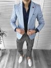 Tinuta barbati smart casual Pantaloni + Camasa + Sacou 10100
