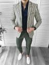 Tinuta barbati smart casual Pantaloni + Camasa + Sacou 10109