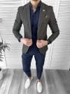 Tinuta barbati smart casual Pantaloni + Camasa + Sacou 10111