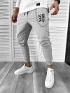 Pantaloni de trening gri conici 10140 O3-3.2