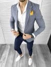 Sacou barbati slim fit cu dungi 10280 32-2.3