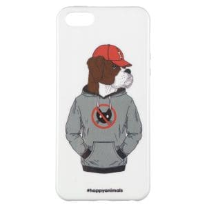 Husa Iphone 5S – Happy Chien Street | La Chaise Longue