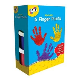 6 Finger Paints Washable Galt – Acuarele Lavabile pentru Pictat cu Mana