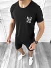 Trening barbati negru pantaloni + tricou 10590 31-4.1.2