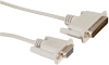 Cablu modem 9 pini la 25 pini M-T Alb 6m, Roline 11.01.4560