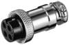 Conector cu surub XLR 4 pini mama, Goobay G11230