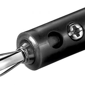 Conector banana tata 4mm, Goobay G11373