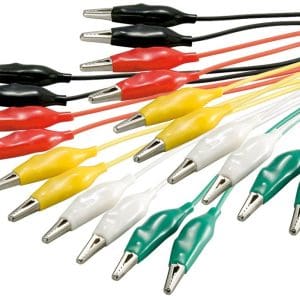Cablu de testare 10 x mufa crocodil 0.4cm, Goobay G11426