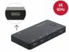 Switch KVM HDMI / USB-C 4K@60Hz cu USB 2.0, Delock 11477