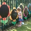 Tablă de scris cu creta pentru activități outdoor – Margaretă