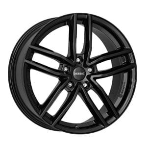 Janta aliaj Alfa Romeo, Audi, BMW, Fiat, Mercedes, Opel, Seat, Skoda, VW DEZENT TR Black 7.50×18 5x112mm ET 38mm Gaura centrala 70.1mm