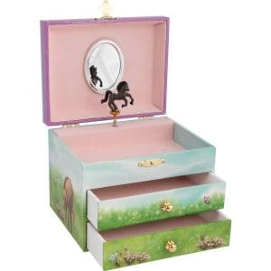 Cutie muzicala cu doua sertare – Cai | Goki