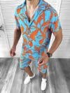 Compleu de vara camasa imprimeu + pantaloni 11998 N3-4.2