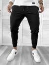 Pantaloni de trening negri conici 12110 14-2.2 *
