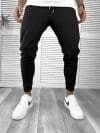 Pantaloni de trening negri conici 12205 40-2.2*