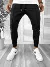 Pantaloni de trening negri conici 12240 Z5-2