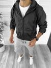 Geaca barbati de toamna neagra din fas subtire 12332 30-2.1