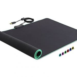 Mouse Pad 900 x 400 x 3 mm cu iluminare RGB, Delock 12556
