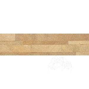 Panel Sandstone Flexibil SKIN – Sandy Yellow, 60 x 15 cm (cu 3M pe spate)