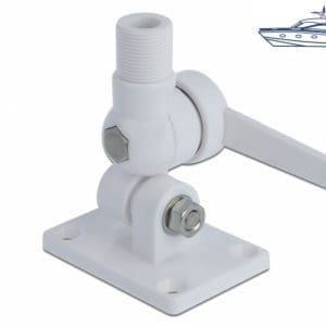 Suport / baza pentru antena radio maritima ABS Alb, Delock 12579