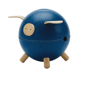 Pusculita – Piggy Bank – Albastru | Plan Toys