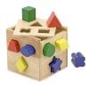 Cub din Lemn Melissa & Doug cu Forme de Sortat