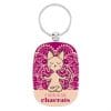 Breloc – Chat Yoga | Derriere la porte